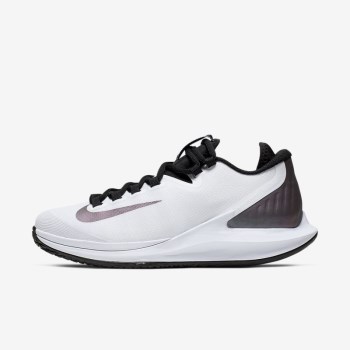 Nike Court Air Zoom Zero - Női Teniszcipő - Fehér/Fekete/Lila/Színes